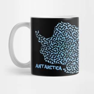 Antarctica Maze Mug